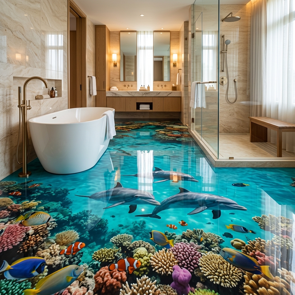 3D Aquatic Ocean Floors