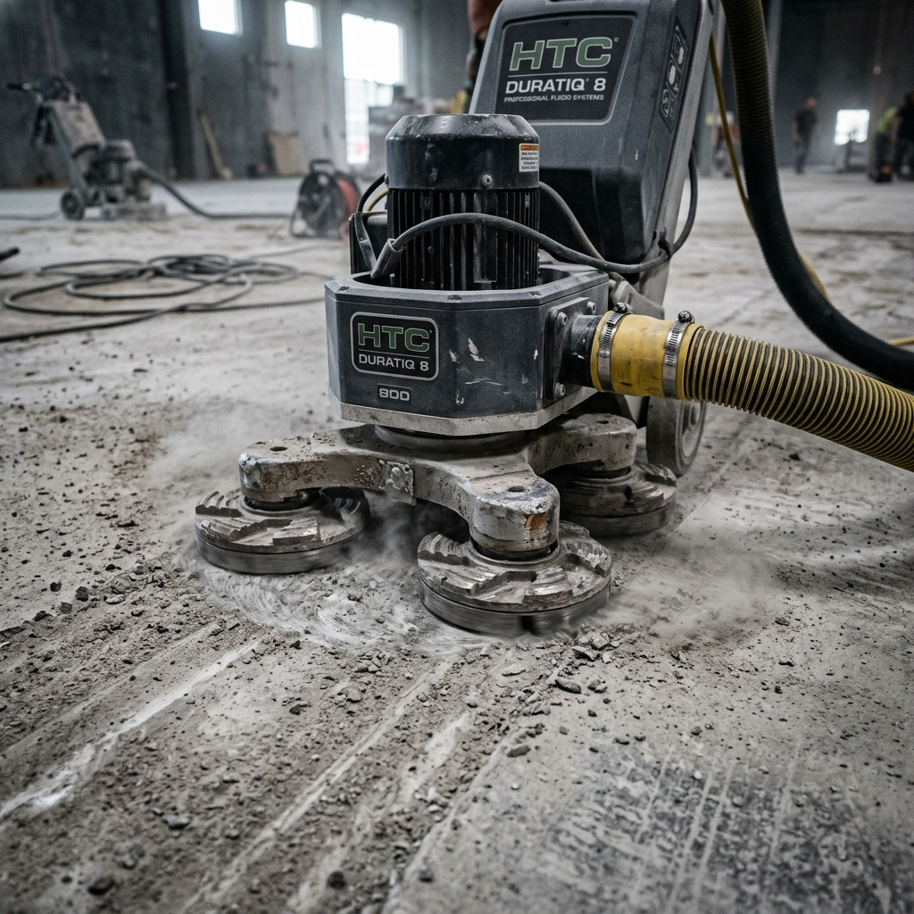Diamond Grinding Floor prep